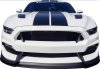 2015-2017 Mustang GT 350 Style Fiberglass Front Bumper w Front Lip